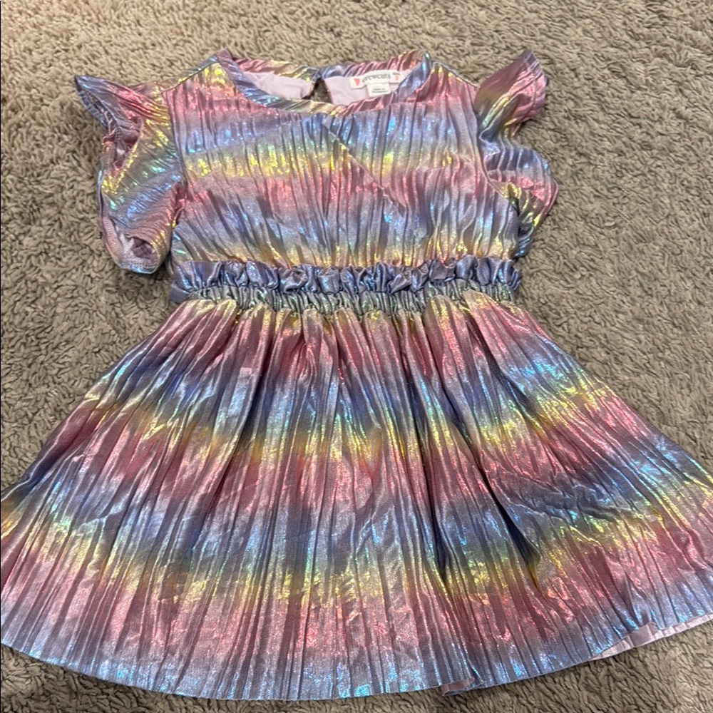 Crewcuts Shiny Rainbow Dress